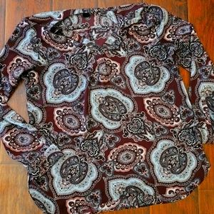 Ann Taylor Paisley Blouse